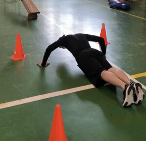 Obstacol flotari, traseu aplicativ MApN