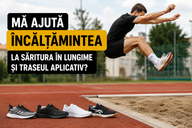 Mă ajută încălțămintea la săritura în lungime și la traseul aplicativ?